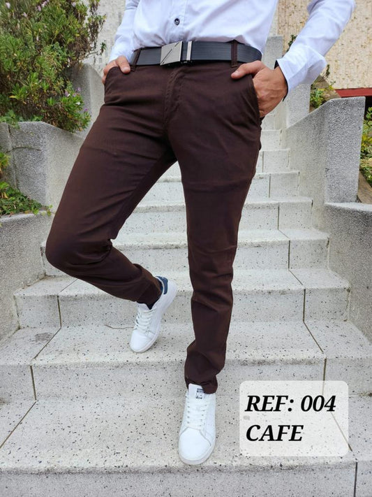 Pantalón en drill para caballero H4