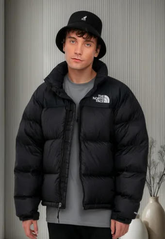 The North Face RETRO NUPTSE JACKET - Chaqueta de plumas - black